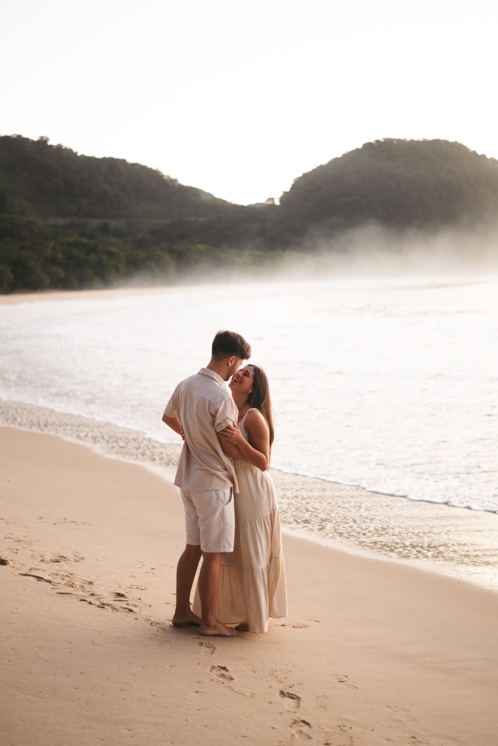 Ensaio casal na praia